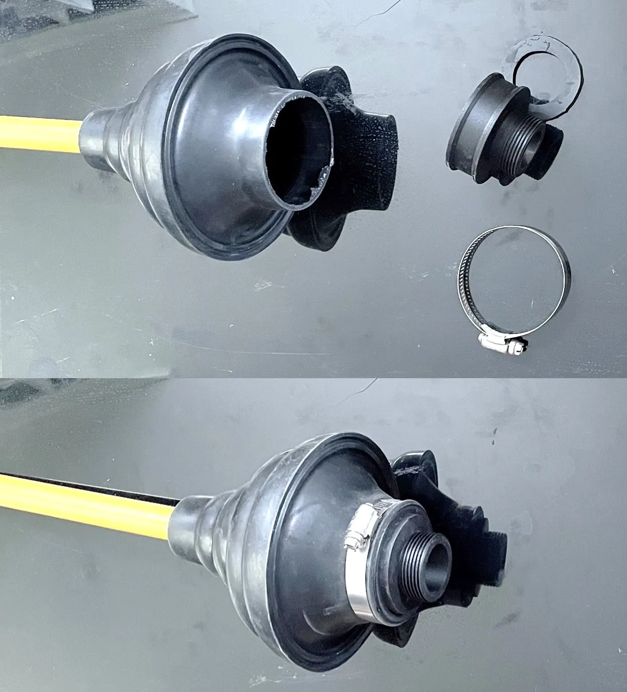 Custom-built Clog Buster. (Photo/ Tom Egan)